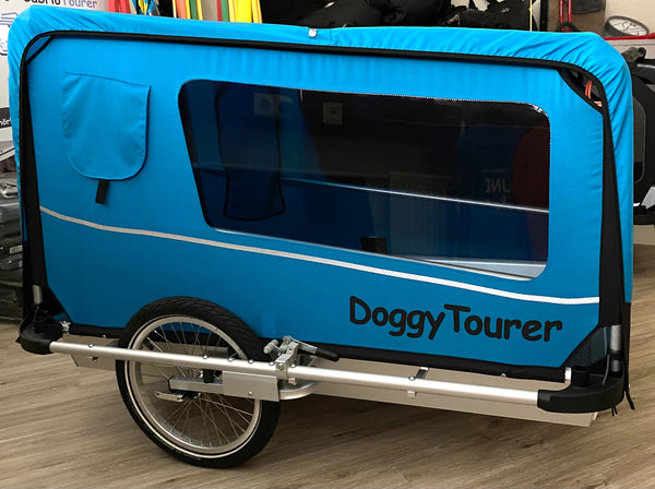 DoggyTourer Beethoven - XL - 4 wielen - Blauw Camouflage