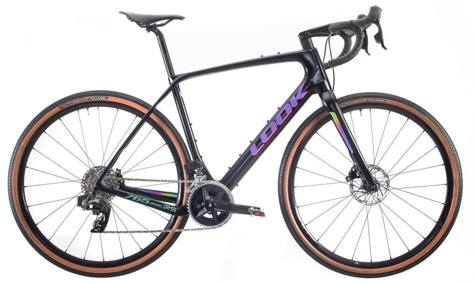 Look 765 Gravel RS - SRAM RIVAL ETAP - Black Chromatic Petrol Full Glossy