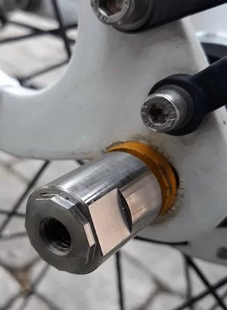 As-Adapter t.b.v. koppeling aan een fiets met Shimano Nexus 3, 5, 7 of 8 naaf.