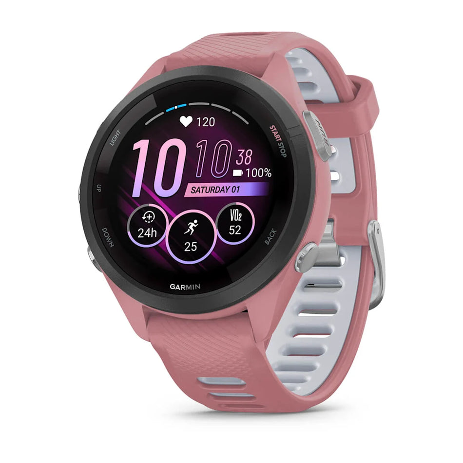 Forerunner 265S - Light Pink  Light Pink Powder Grey band