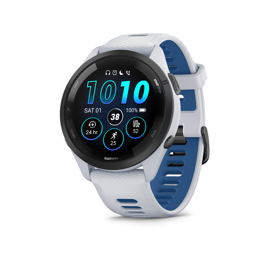 Forerunner 265 - Whitestone / Tidal Blue siliconen band