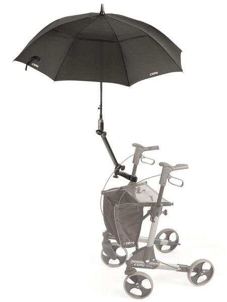 Rollator Topro Troja/Olympos paraplu zwart Doornbikes