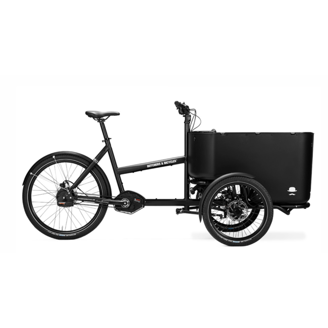 Metzger &amp; Fahrräder Lastenrad MK1-E - Vario - Schwarz - Black Box