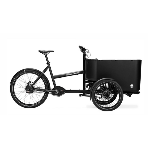 Metzger &amp; Fahrräder Lastenrad MK1-E - Vario - Schwarz - Black Box