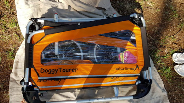 DoggyTourer fietsaanhanger - M - Snoopy - Orange