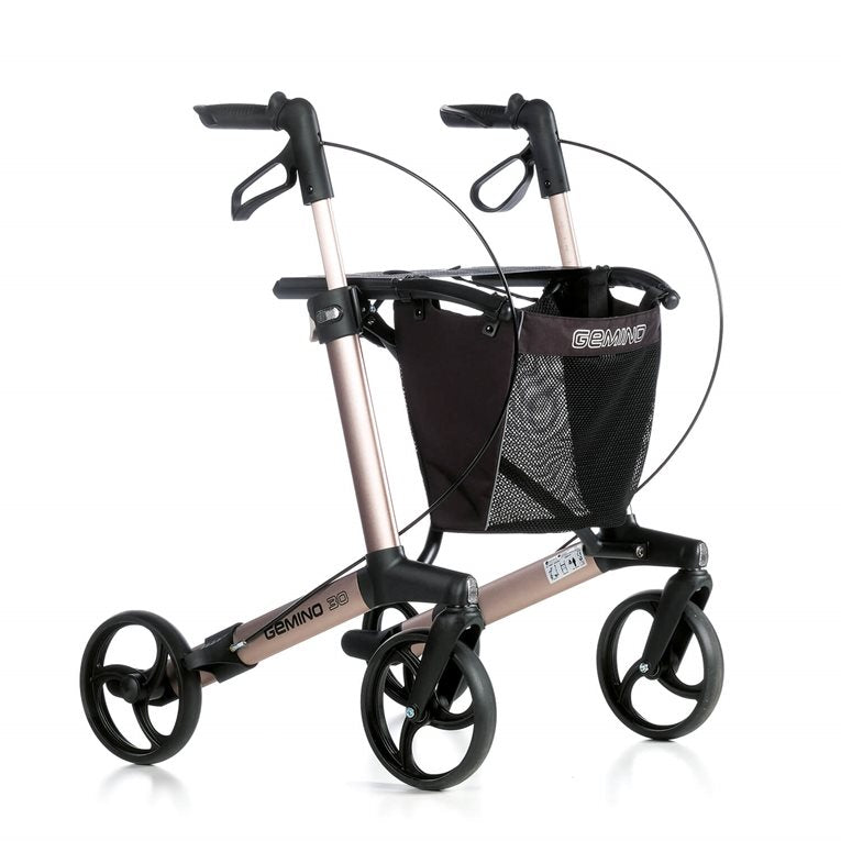 Rollator Topro Olympos ATR Off-road med rygstøtte 150-195 cm &lt; 150 kg Sølv