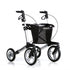 Rollator Topro Olympos ATR Offroad mit Rückenstütze 150-195 cm &lt; 150 kg Silber