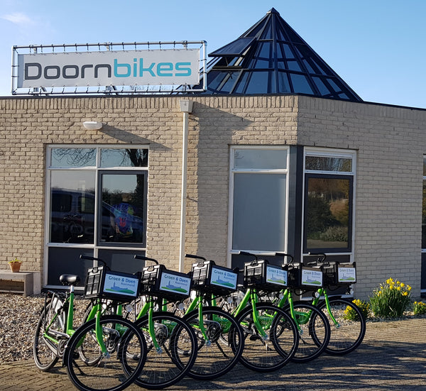 Doornbikes Bedrijfsfiets met logo-panelen Doornbikes
