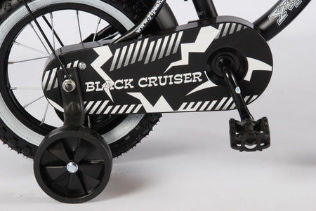 Black Cruiser Kinderfiets 12 inch Zwart Volare