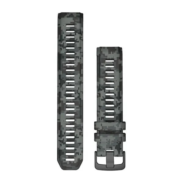 Garmin Siliconen Polsband - 22 mm - Graphite Camo Garmin