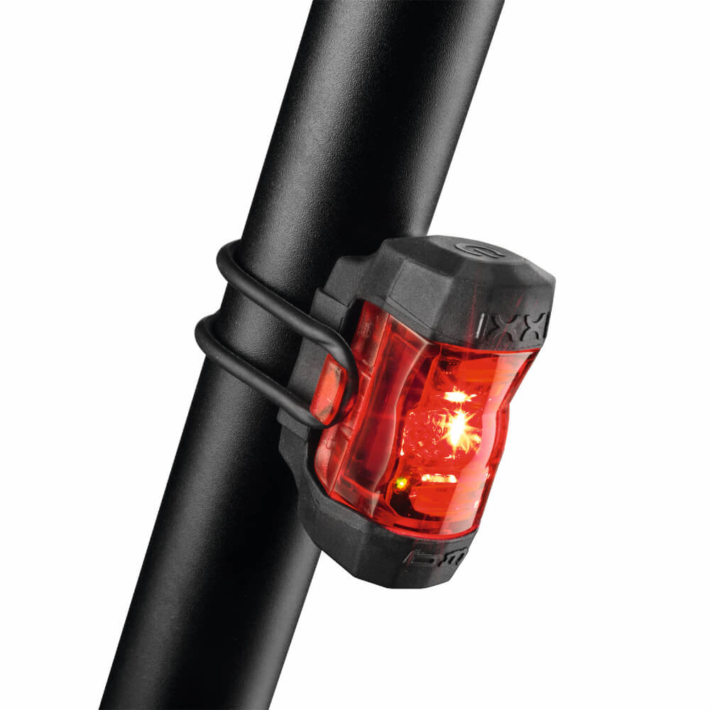 Achterlicht Busch & Müller IXXI USB Led Batterij Grijs Doornbikes