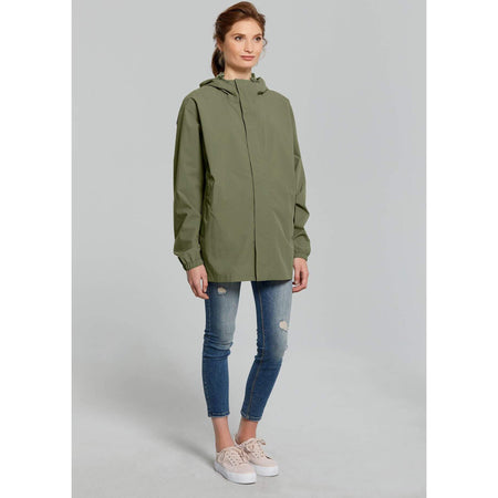 Basil Regenjas Hoga Unisex Olive Green Basil