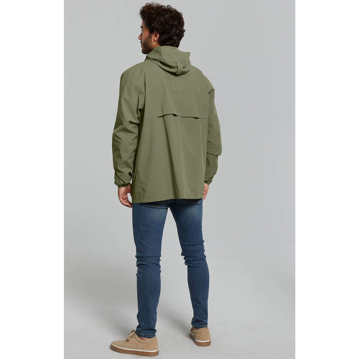 Basil Regenjas Hoga Unisex Olive Green Basil