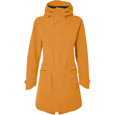 Basil Regenjas Mosse Parka Dames Golden Brown Basil