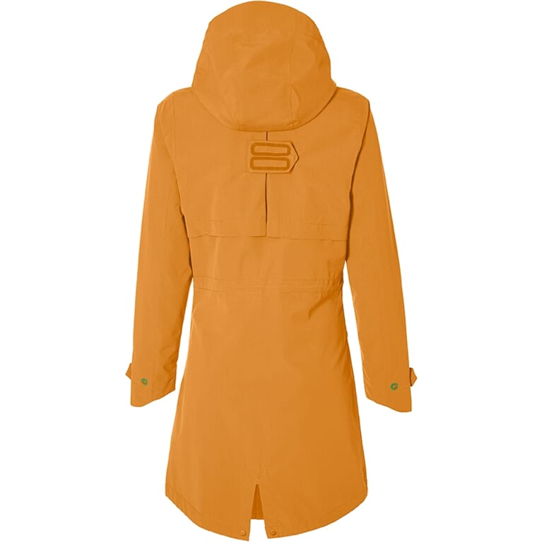 Basil Regenjas Mosse Parka Dames Golden Brown Basil