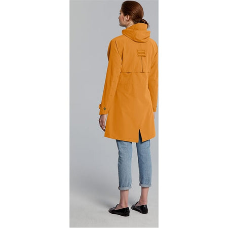 Basil Regenjas Mosse Parka Dames Golden Brown Basil