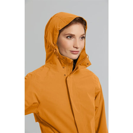 Basil Regenjas Mosse Parka Dames Golden Brown Basil