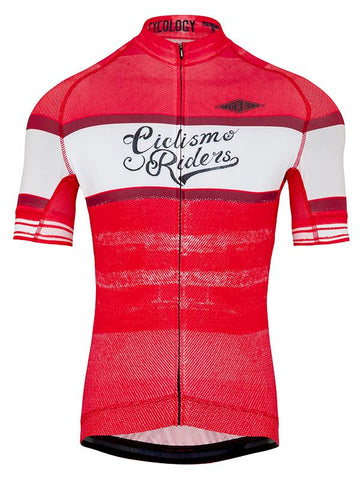Fietsshirt heren Ciclismo red