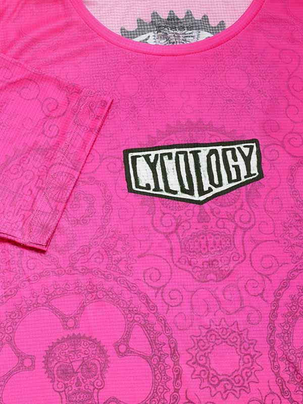 Cycology Day of the Living (Pink) dames Sport T-shirt