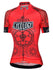 Fietsshirt dames Day of the Living (Red) PF Cycology