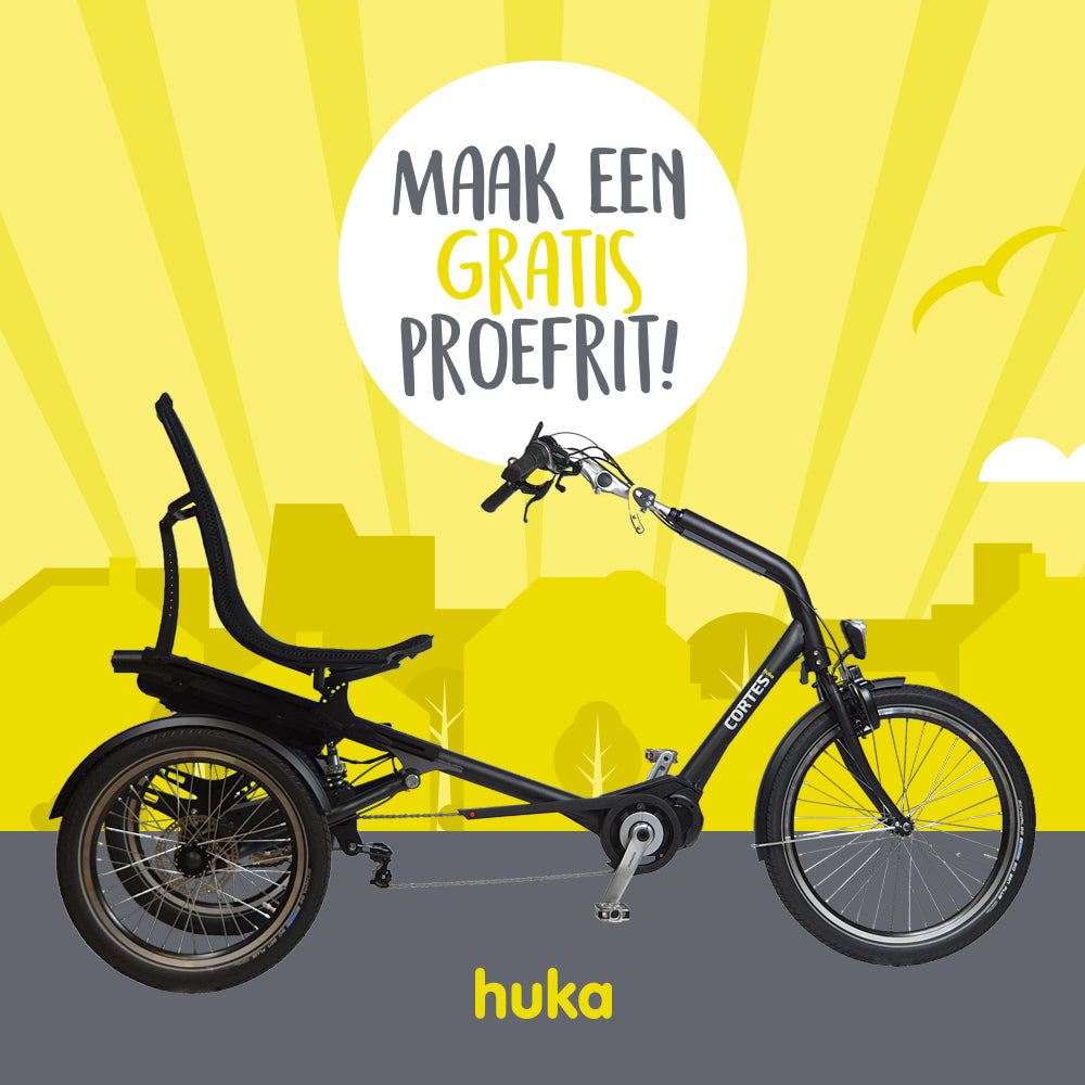 Huka Cortes Elektrische Driewielfiets Huka