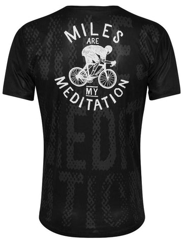 Cycology Miles er min Meditation Sports T-shirt til mænd