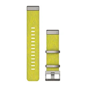 Garmin MARQ QuickFit 22 mm - Jacquard-geweven nylon - geel - groen Garmin