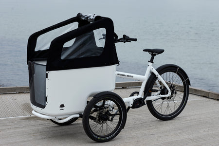 Butchers & Bicycles Bakfiets MK1-E - Vario - Zwart - Zwarte bak Doornbikes