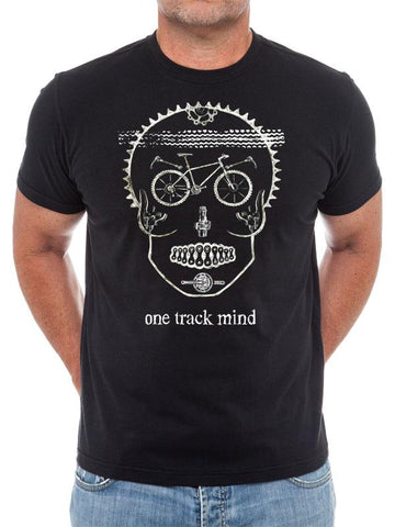 One Track Mind (Schwarzes) T-Shirt