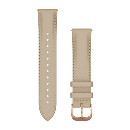 Garmin Quick Release Lederen band - 20 mm - Light Sand Garmin