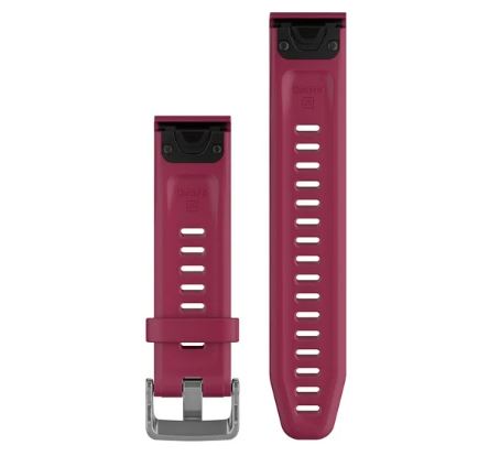 Garmin Quickfit horlogeband - Siliconen - 20 mm - Cerise Garmin