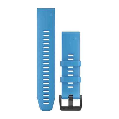 Garmin Horlogeband QuickFit Siliconen 22 mm Cyaanblauw