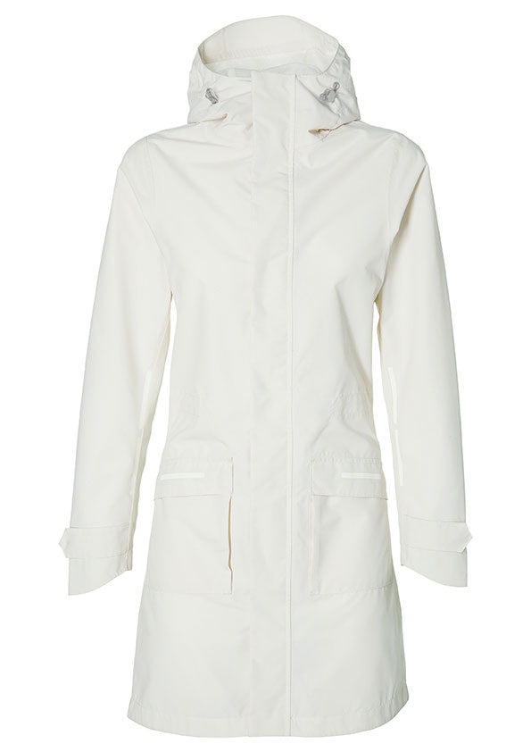 Basil Regenjas Mosse Parka Dames Snow White Basil