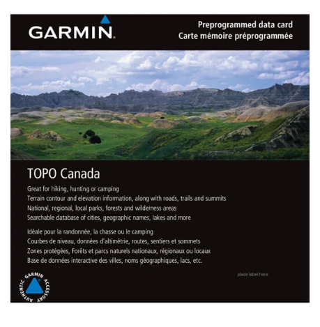 Garmin Topo microSD/SD Card Canada Garmin