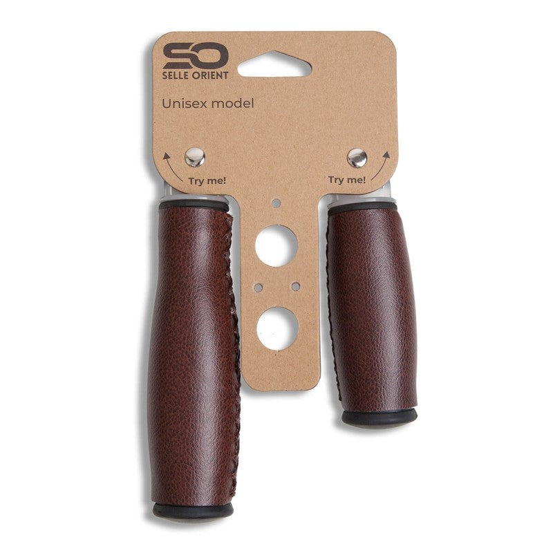 Selle Orient Handvatten bruin 135 / 92 mm Falko