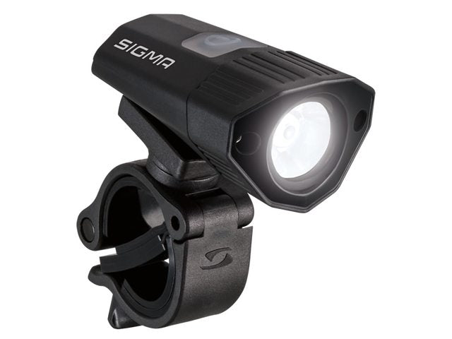 Sigma Buster 100 Lumen Oplaadbare Koplamp met Stuurhouder Klem Agu