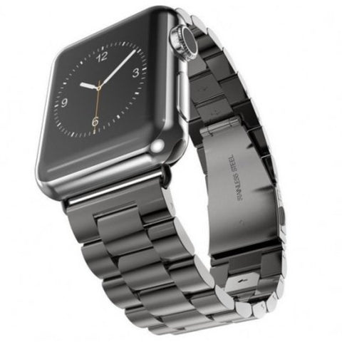 Apple 3 Links Stainless Steel bracelet Black