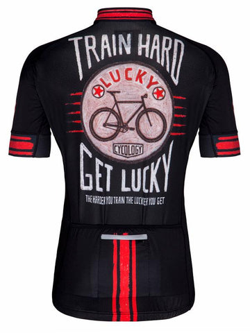 Cykeltrøje mænd Train Hard Get Lucky