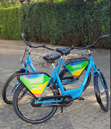 Doornbikes Bedrijfsfiets met logo-panelen Doornbikes