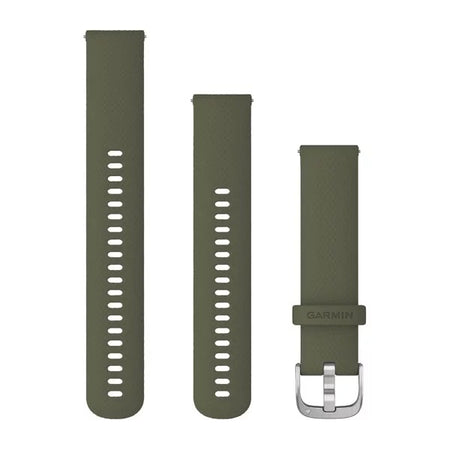 Garmin Quick Release Siliconen band - 20 mm - Mosgroen Garmin