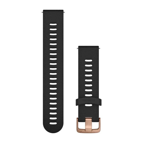 Garmin Quick Release Silikone Strap - 20 mm - Black Rose Spænde