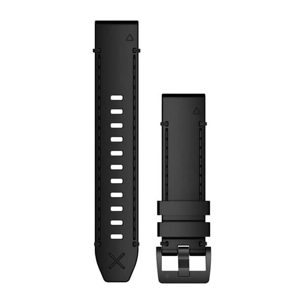 Garmin Horlogeband QuickFit 22 mm Originele Horween Leren Band Zwart