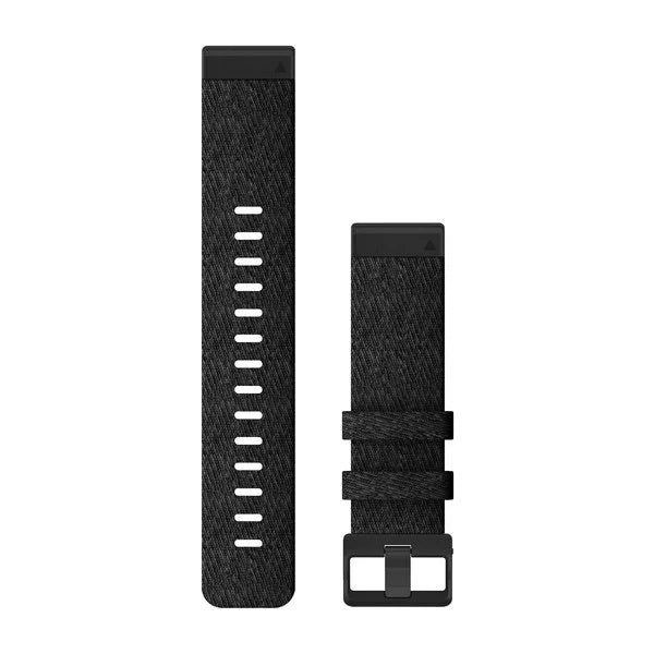 Garmin Horlogeband Quickfit Gewoven nylon - 22 mm - Zwart Garmin