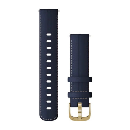 Garmin Quick Release Lederen band - 18 mm - Navy Blue Garmin