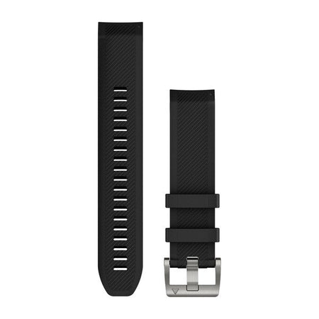 Garmin MARQ QuickFit 22 mm Polsband - Siliconen-Zwart Garmin