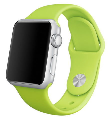 Apple siliconen band groen