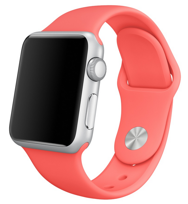 Apple siliconen band roze Doornbikes