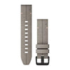 Garmin Quickfit Uhrenarmband – Wildleder – 20 mm – Schiefergrau
