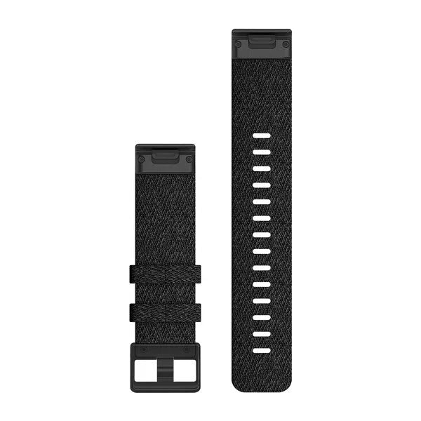 Garmin Horlogeband Quickfit Gewoven nylon - 22 mm - Zwart Garmin