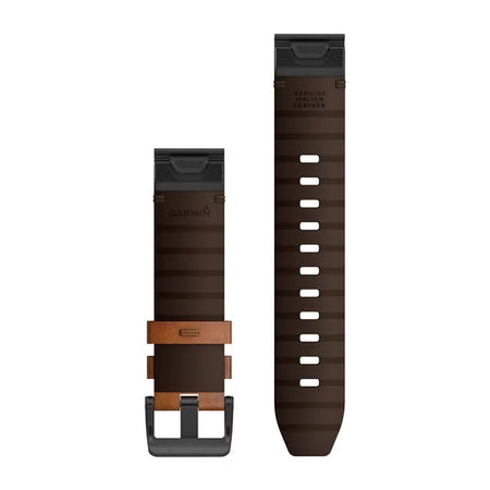 Garmin Quickfit Lederen band - 22 mm - Chestnut Garmin